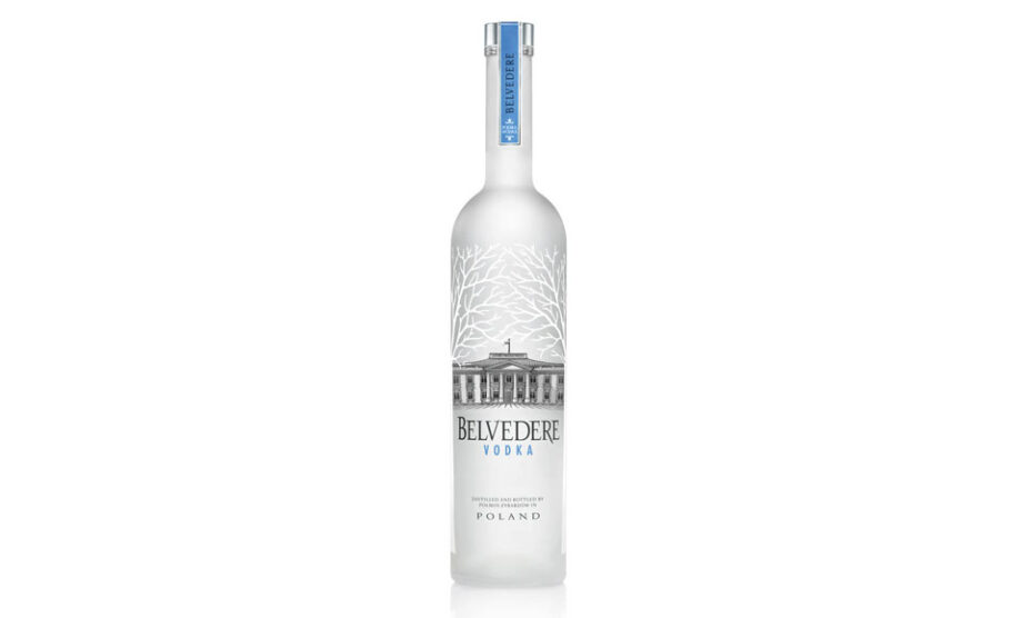 Belvedere Vodka bottle: elegant design.