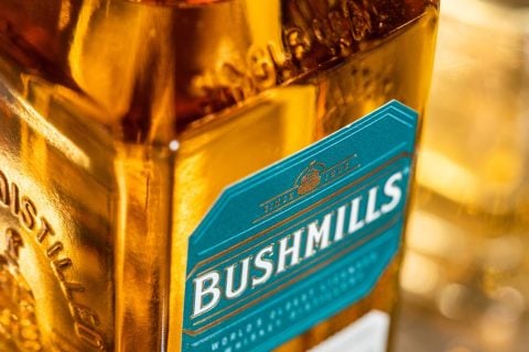 Bushmills single malt irish whisky
