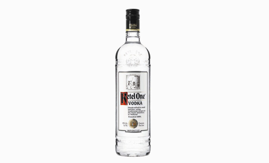 Ketel One Vodka bottle displayed.