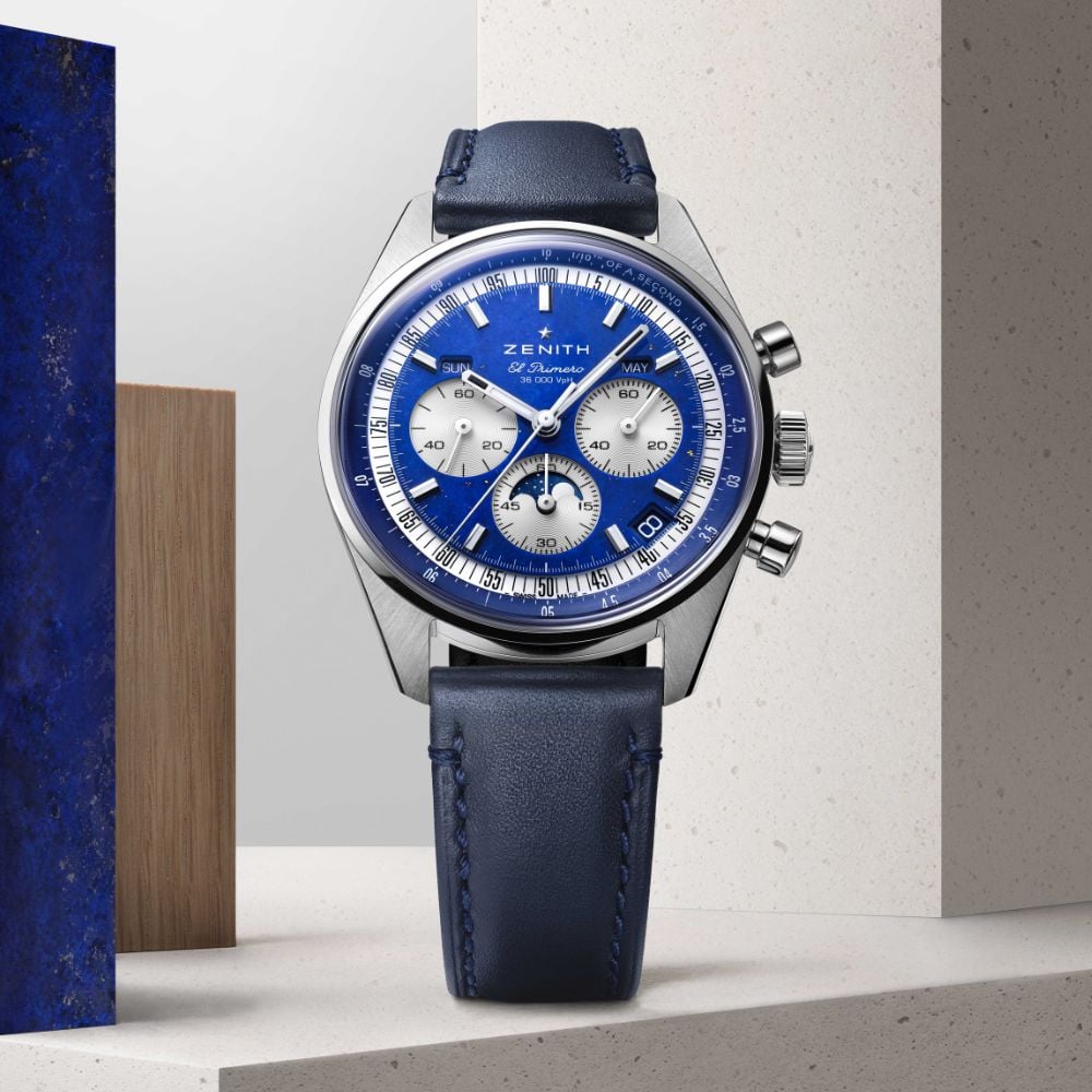 Zenith Chronomaster Original Triple Calendar Lapis Lazuli